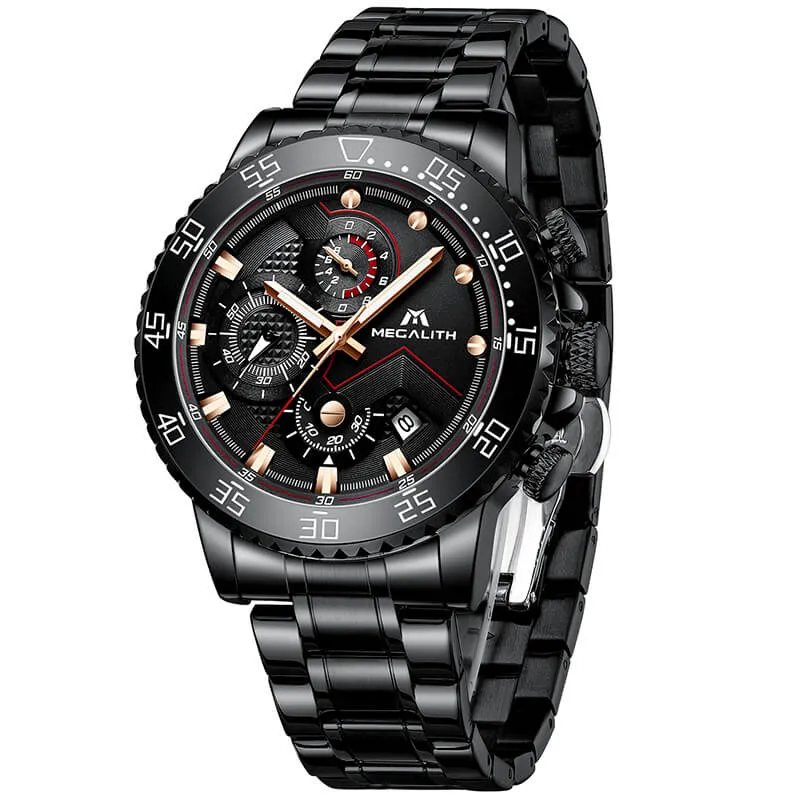 8228M | Quartz Men Watch | Stainless Steel Band
