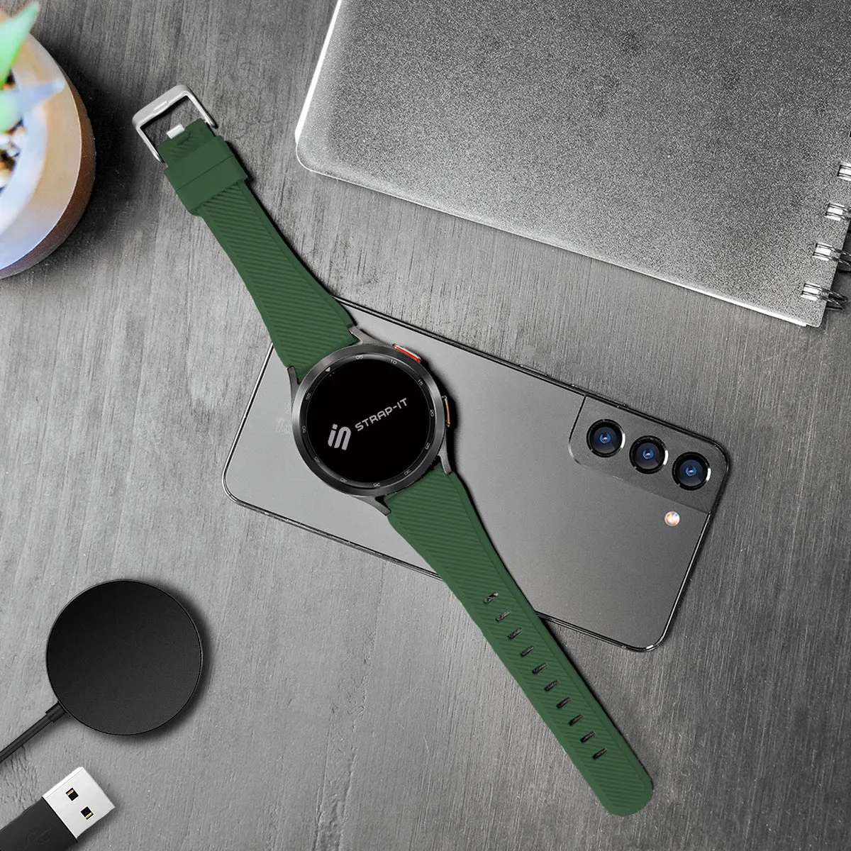 Amazfit GTR 2 Silicone Strap (Army Green)