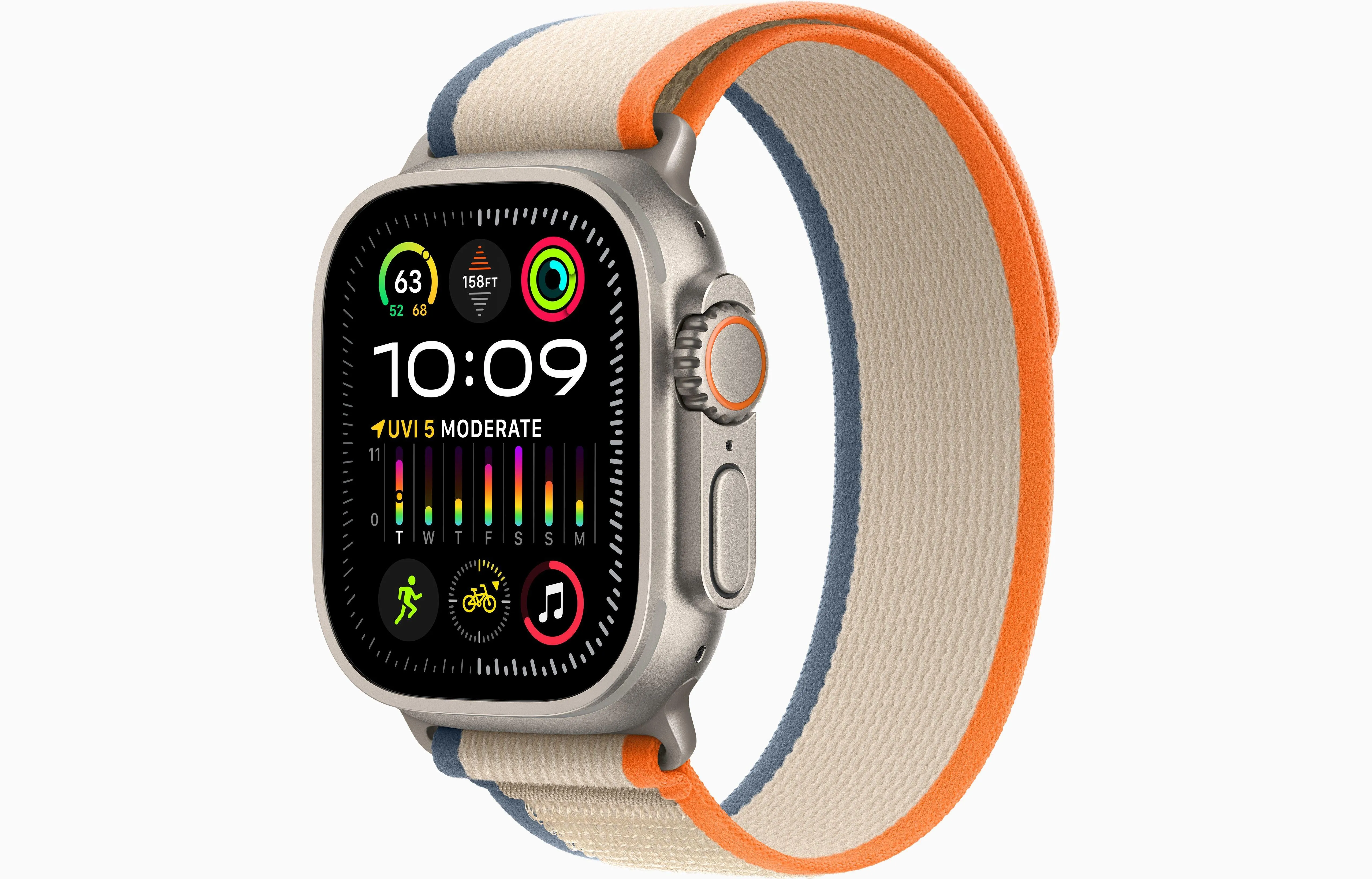 Apple Watch Ultra 2 Titanium Case With Trail Loop Band
