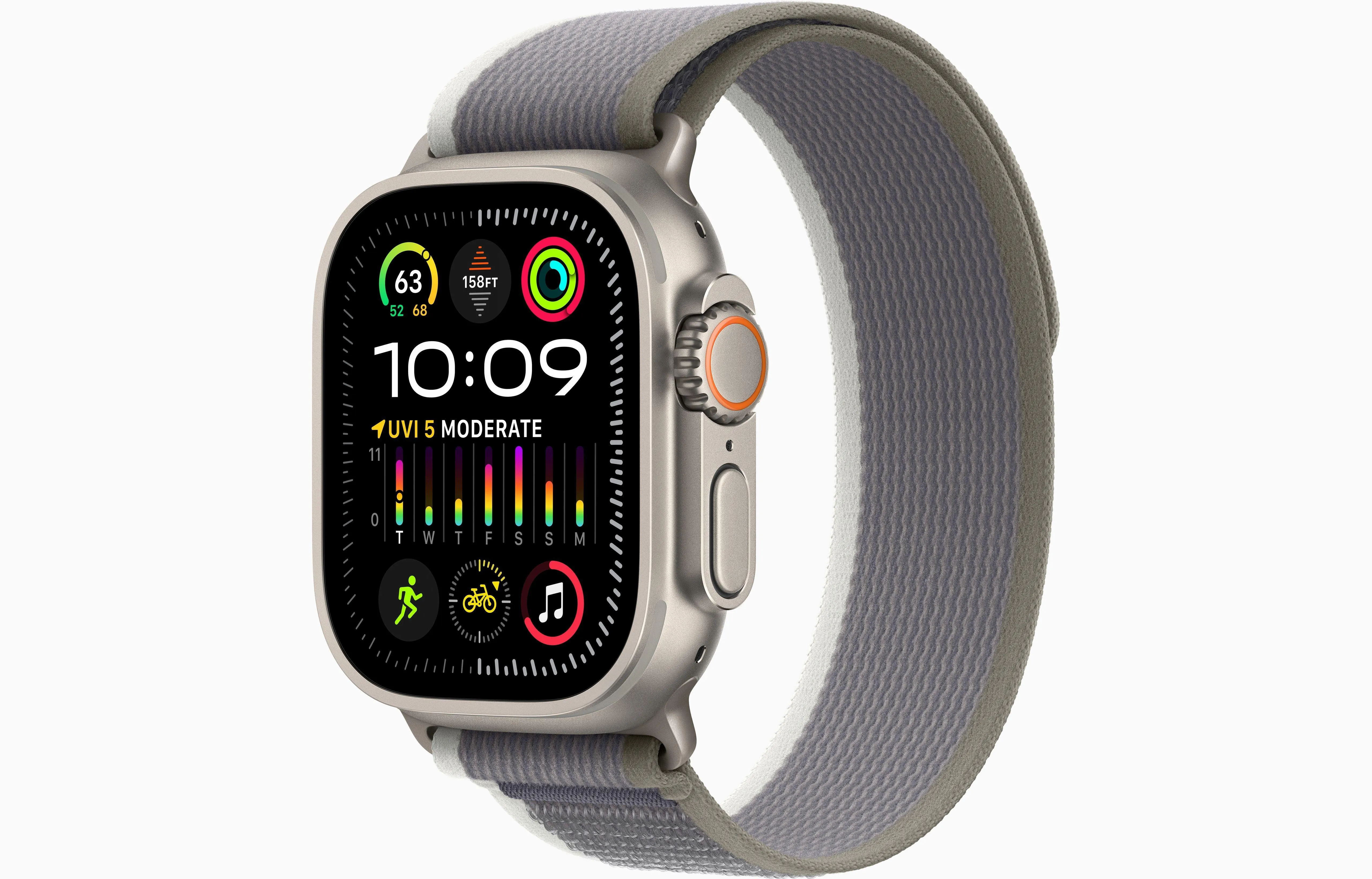 Apple Watch Ultra 2 Titanium Case With Trail Loop Band