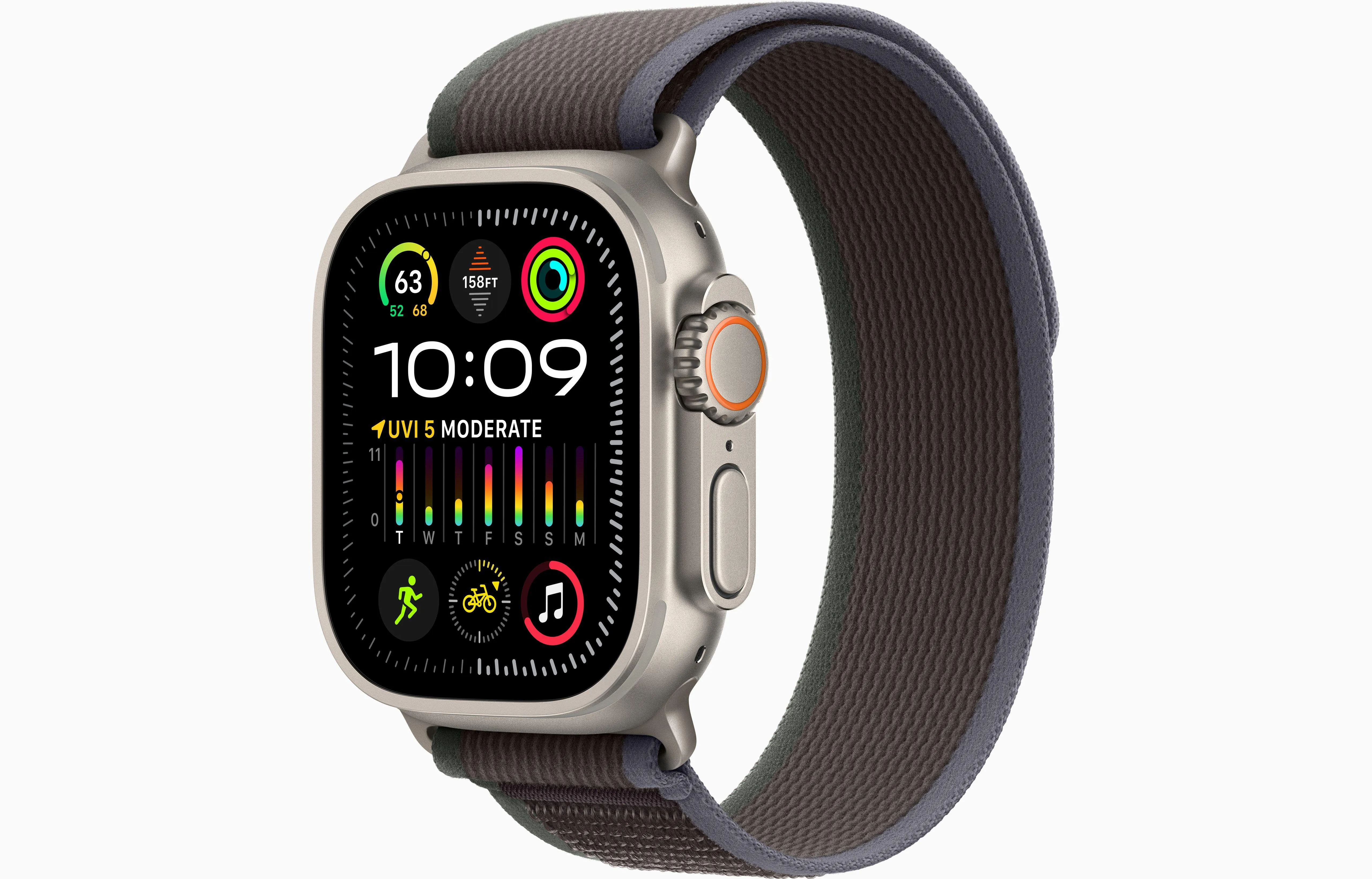 Apple Watch Ultra 2 Titanium Case With Trail Loop Band