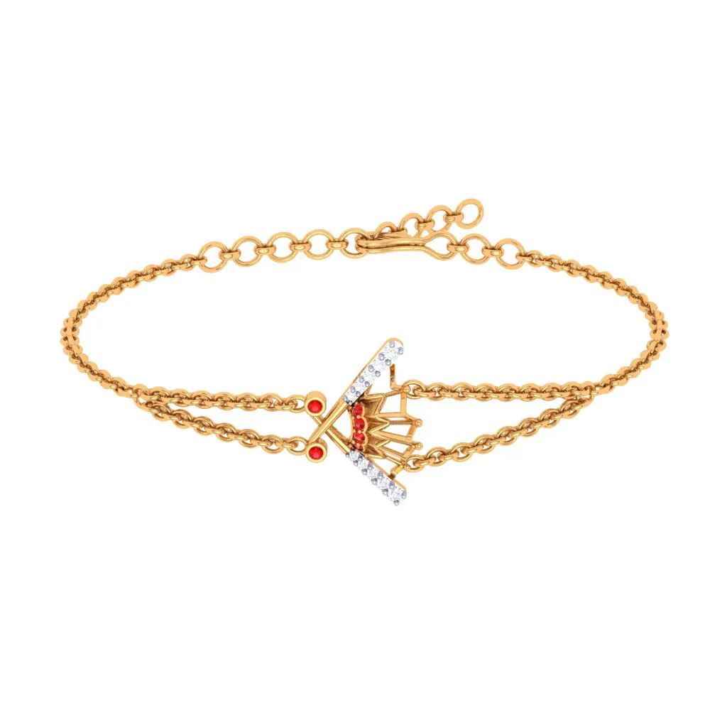 Auspicious Yellow Gold And Diamond Pendant
