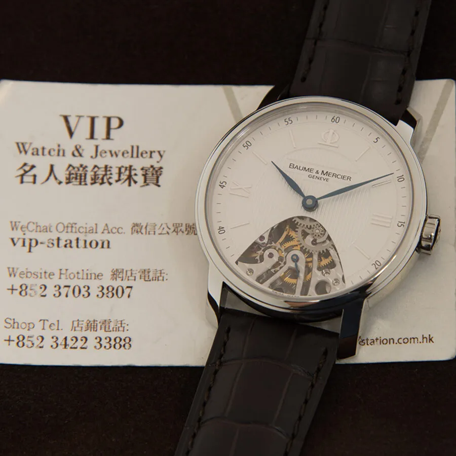 Baume et Mercier CLASSIMA White Dial Unisex Watch M0A08786