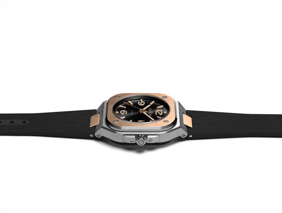 BR Watch BR 5 Black Steel & Gold