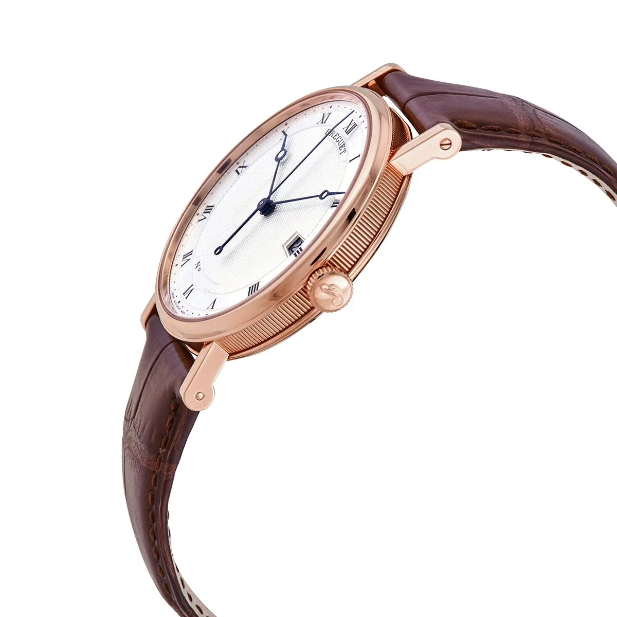 Breguet Classique 18kt Rose Gold Automatic Silver Dial Men's Watch 5177BR/15/9V6