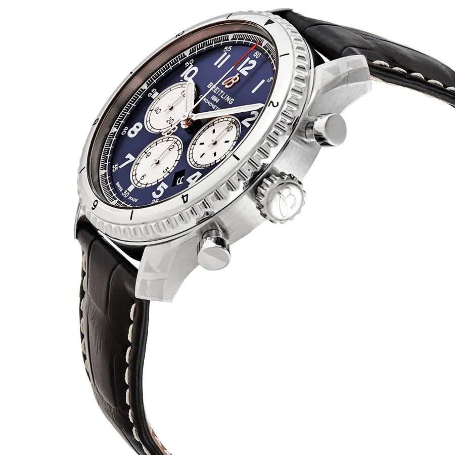 Breitling Avaitor 8 Chronograph Automatic Blue Dial Men's Watch AB0119131C1P1