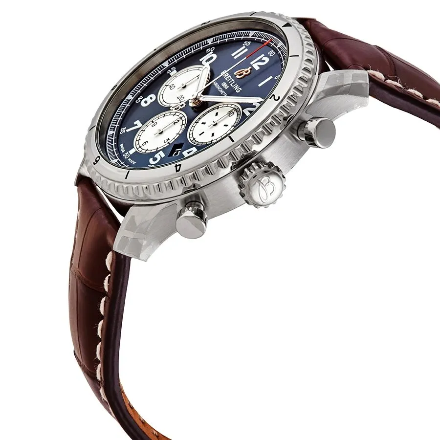 Breitling Avaitor 8 Chronograph Automatic Blue Dial Men's Watch AB0119131C1P4