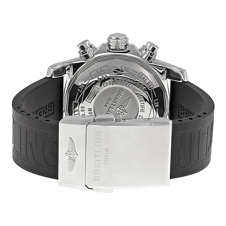 Breitling Avenger II Black Dial Chronograph Black Rubber Automatic Men's Watch A1338111-BC32BKPD3 A1338111-BC32-153S-A20D.2