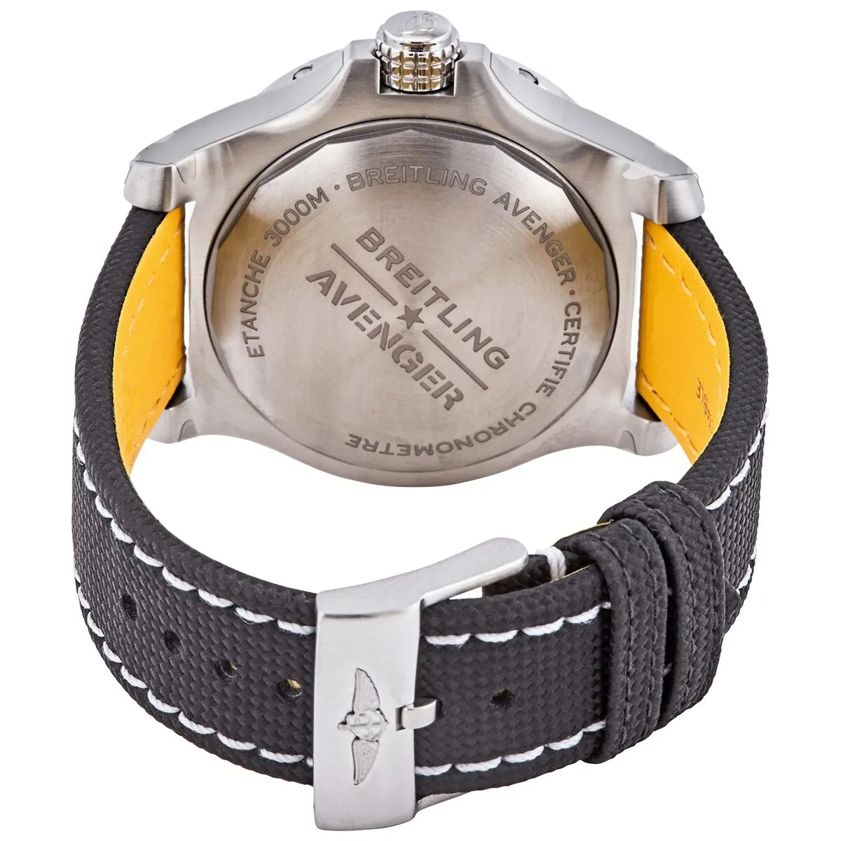 Breitling Avenger Seawolf Automatic Chronometer Yellow Dial Men's Watch A17319101I1X1