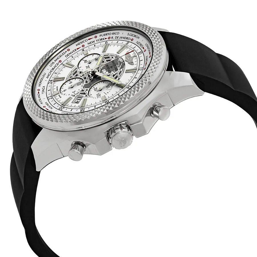 Breitling Bentley B05 Unitime World Time Chronograph Automatic White Dial Men's Watch AB0521U0/A755BKRD