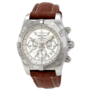 Breitling Chronomat 44 Chronograph Automatic Silver Dial Men's Watch AB011012/G684-739P AB011012-G684-739P-A20BA.1