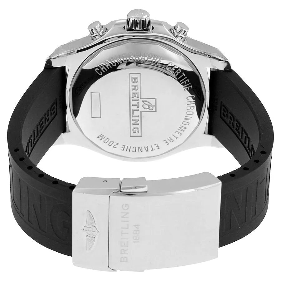 Breitling Colt Automatic Chronograph Stratus Silver Dial Black Rubber Men's Watch A1338811-G804BKPD3 A1338811-G804-153S-A20D.2