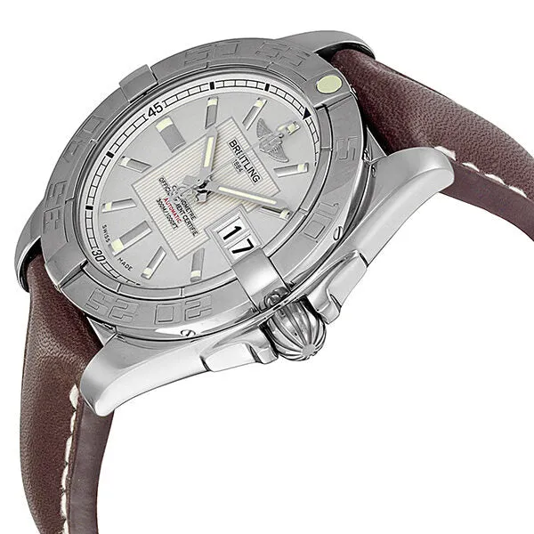 Breitling Galactic 41 Automatic Chronometer Silver Dial Men's Watch A49350L2-G699BRLT A49350L2-G699-431X-A18BA.1