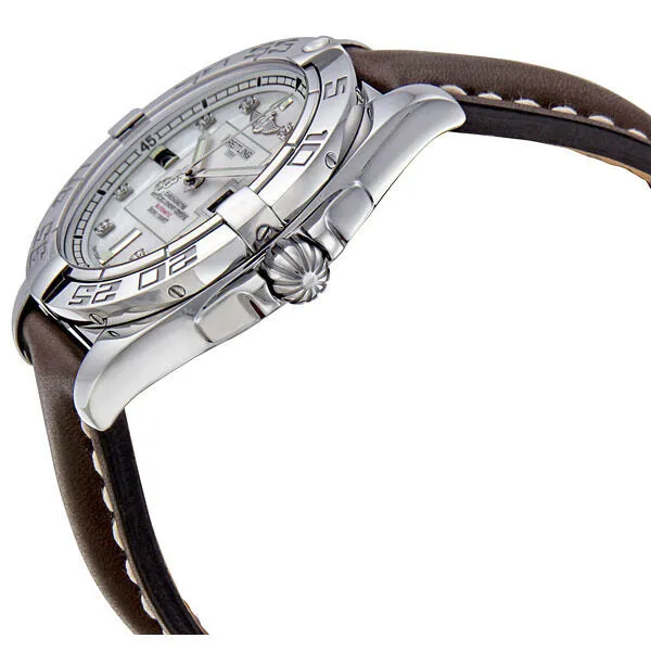 Breitling Galactic 41 Mother of Pearl Dial Automatic Men's Watch 2BRLD A49350L2-A702