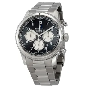 Breitling Navitimer 8 Chronograph Automatic Chronometer Black Dial Men's Watch AB0117131B1A1