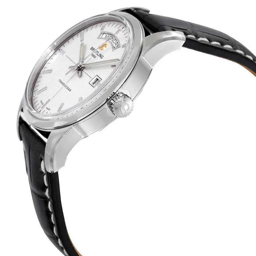 Breitling Transocean Day & Date Automatic Silver Dial Black Dial Men's Watch A4531012-G751BKCD A4531012-G751-744P-A20D.1