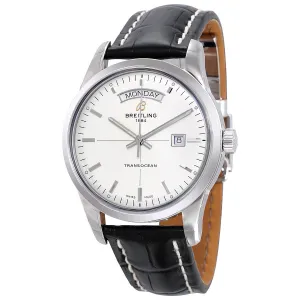 Breitling Transocean Day & Date Automatic Silver Dial Black Dial Men's Watch A4531012-G751BKCD A4531012-G751-744P-A20D.1