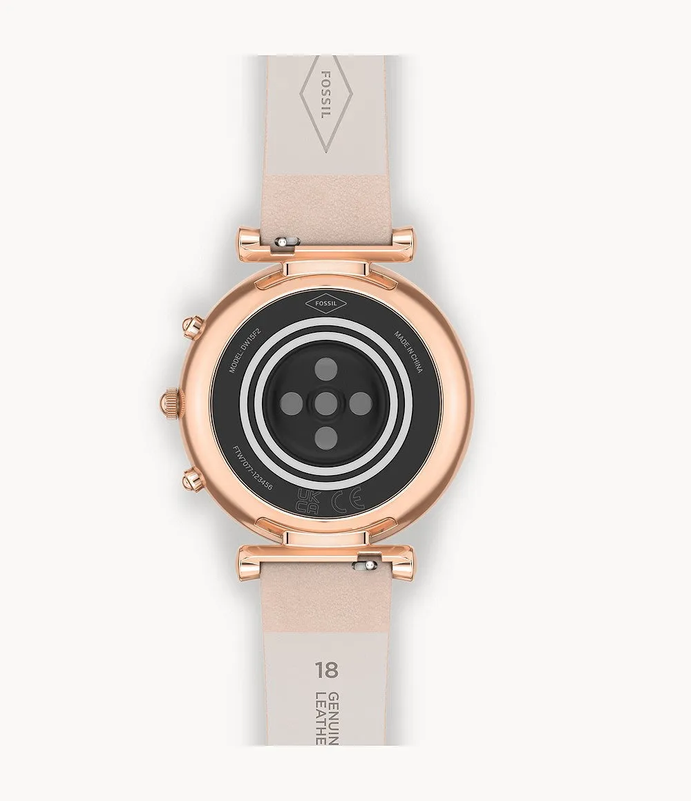 Carlie Gen 6 Hybrid Smartwatch Pink Leather
