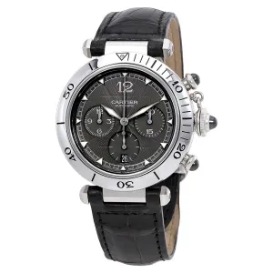 Cartier Pasha Automatic Chronograph Gray Dial Ladies Watch W3107355