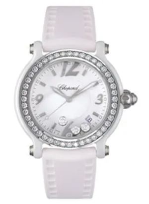 Chopard Happy Sport Ceramic Ladies Watch 288507-9012