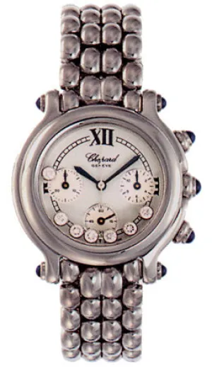 Chopard Happy Sport Chronograph Steel Ladies Watch 278324-23