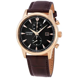 Citizen Corso Chronograph Eco-Drive Black Dial Men's Watch CA7003-06E