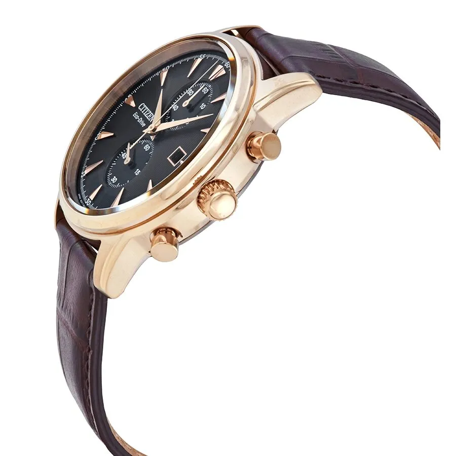 Citizen Corso Chronograph Eco-Drive Black Dial Men's Watch CA7003-06E
