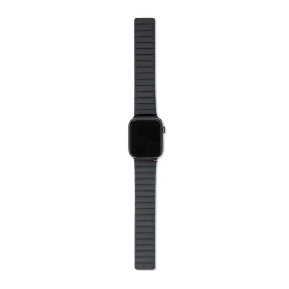 Decoded - Silicone Traction Strap Lite Apple Watch (42/41/40/38 mm) Silicone Strap (D22AWS40TSL3SCL) - Gray