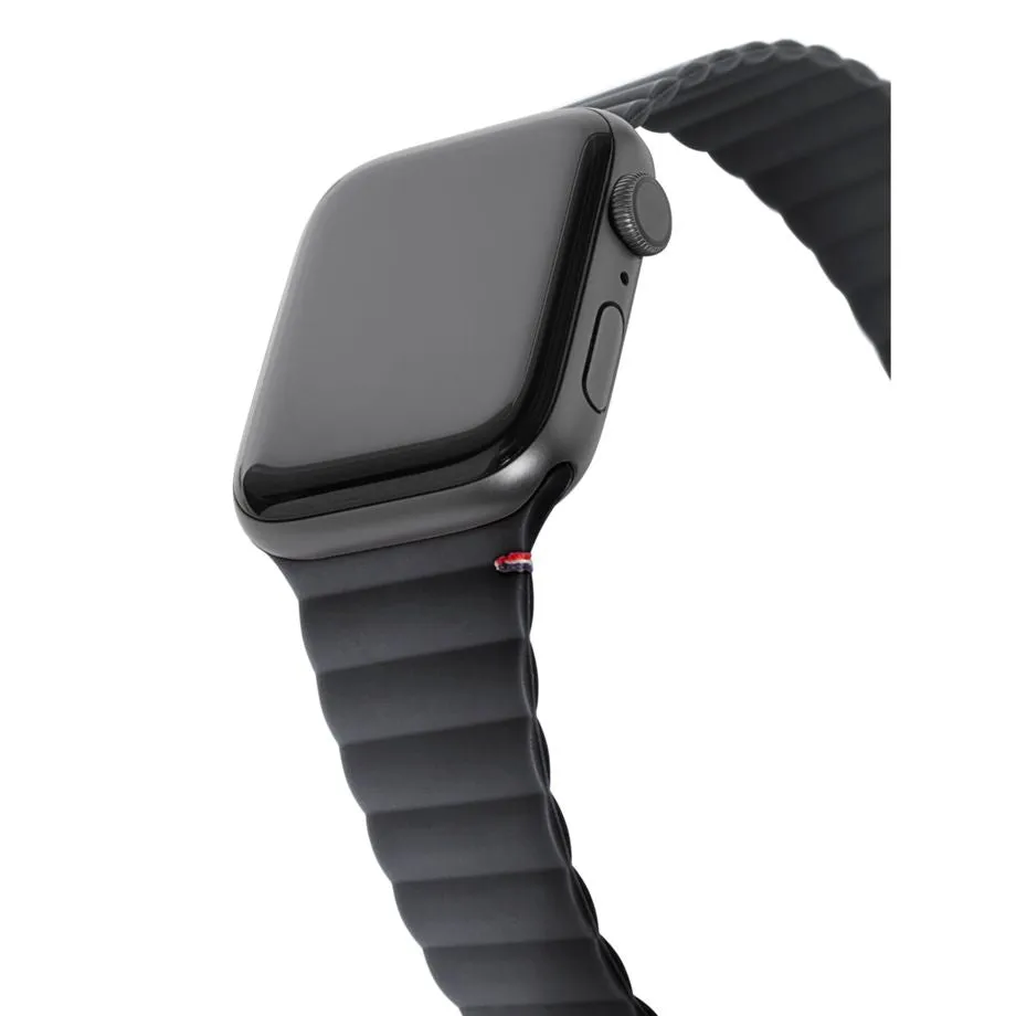 Decoded - Silicone Traction Strap Lite Apple Watch (42/41/40/38 mm) Silicone Strap (D22AWS40TSL3SCL) - Gray
