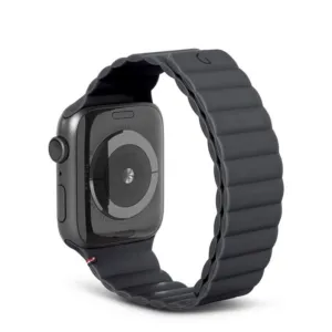 Decoded - Silicone Traction Strap Lite Apple Watch (42/41/40/38 mm) Silicone Strap (D22AWS40TSL3SCL) - Gray