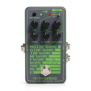 Electro Harmonix Mainframe Bit Crusher Pedal