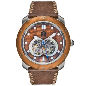 Element Watch Silver/ Brown Leather