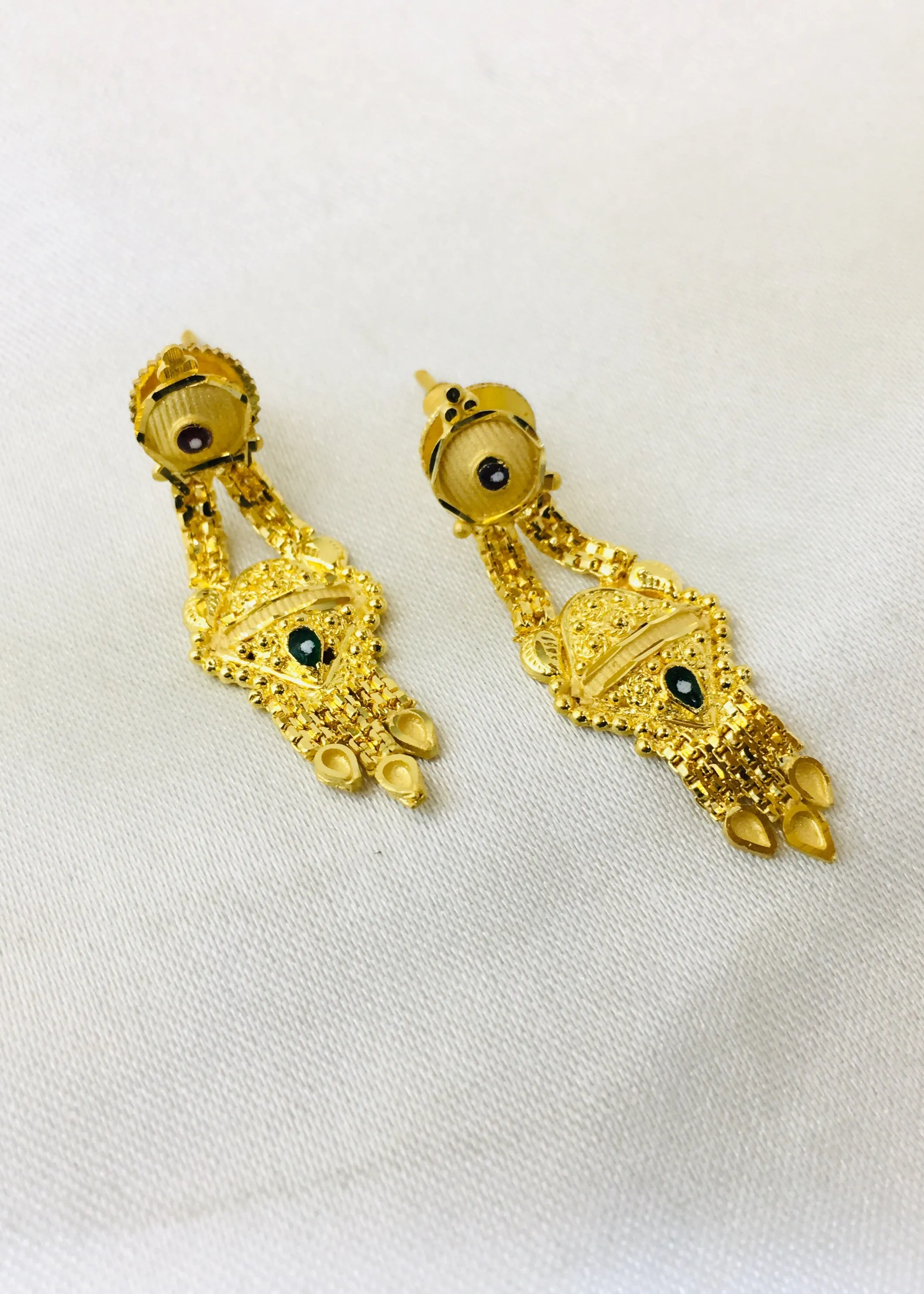 FANCY GOLD PLATED EARRINGS