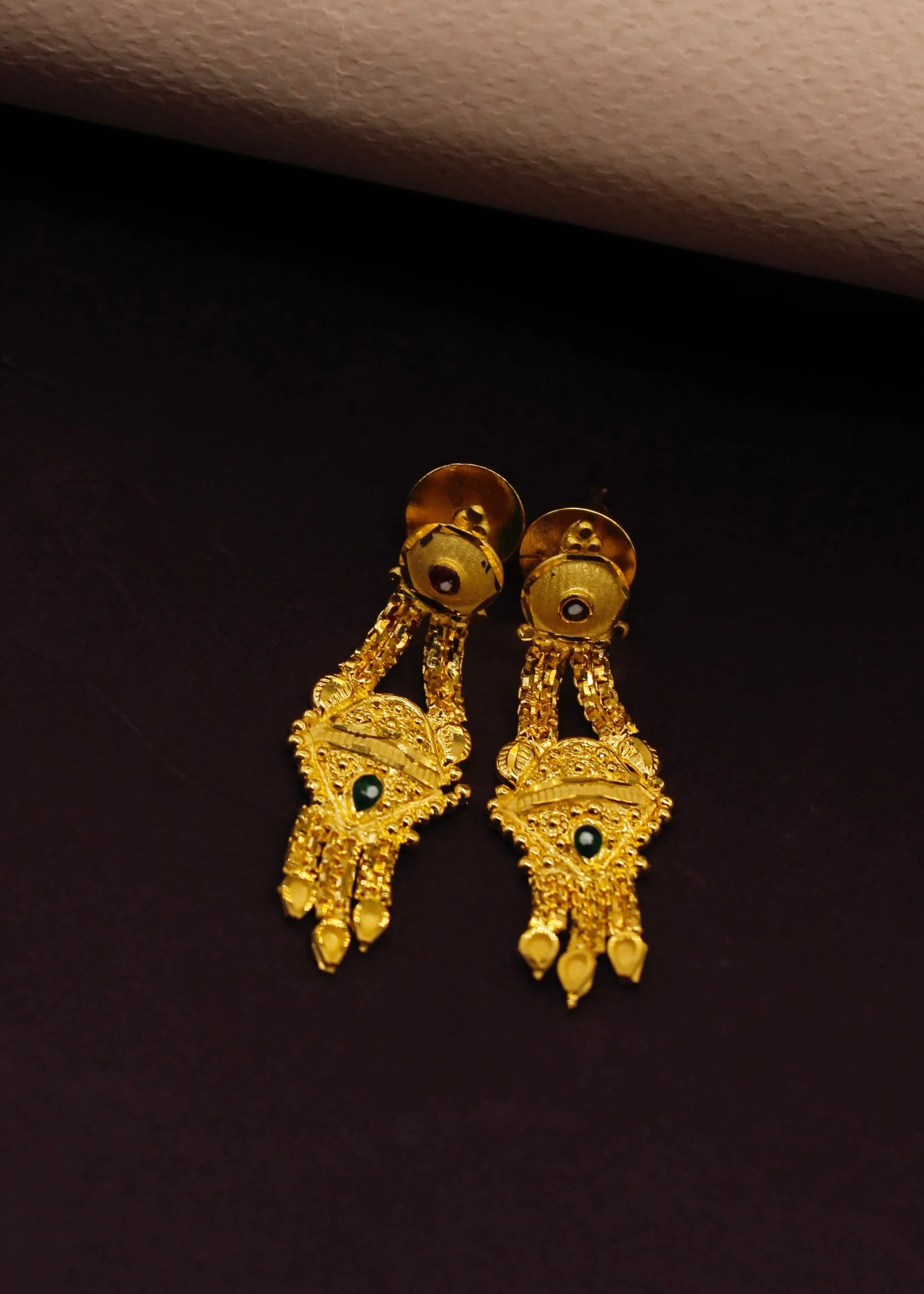 FANCY GOLD PLATED EARRINGS