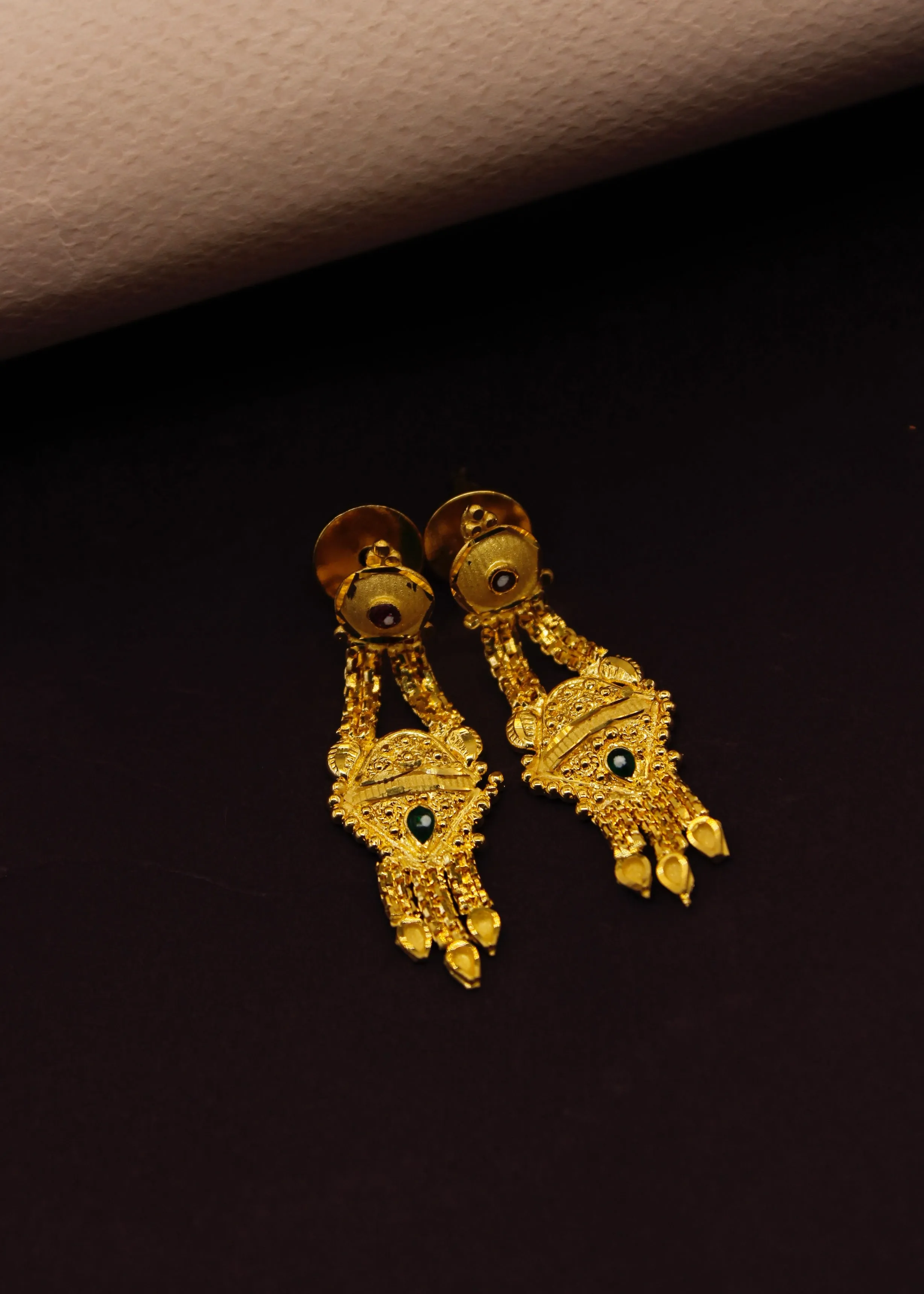 FANCY GOLD PLATED EARRINGS
