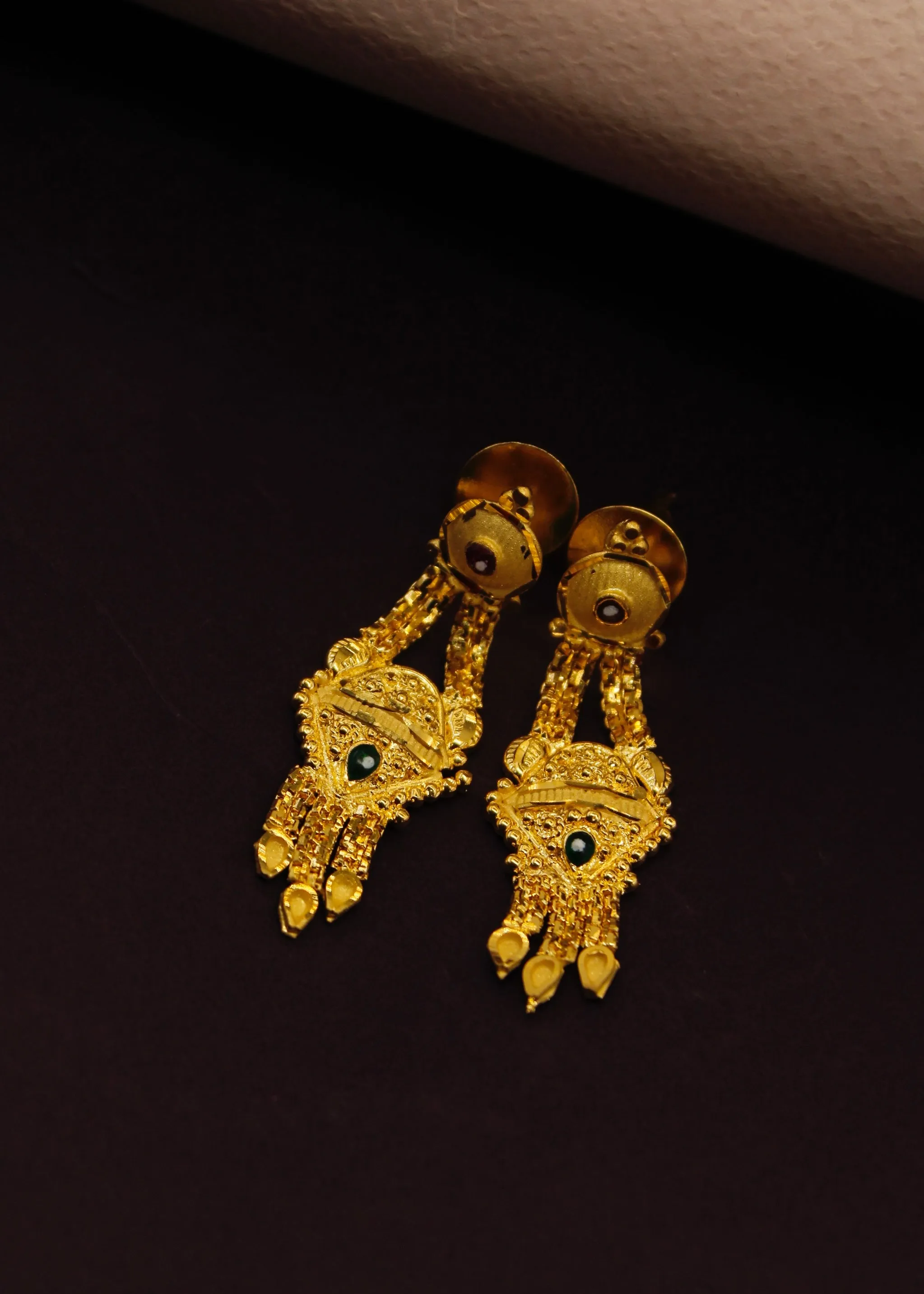 FANCY GOLD PLATED EARRINGS