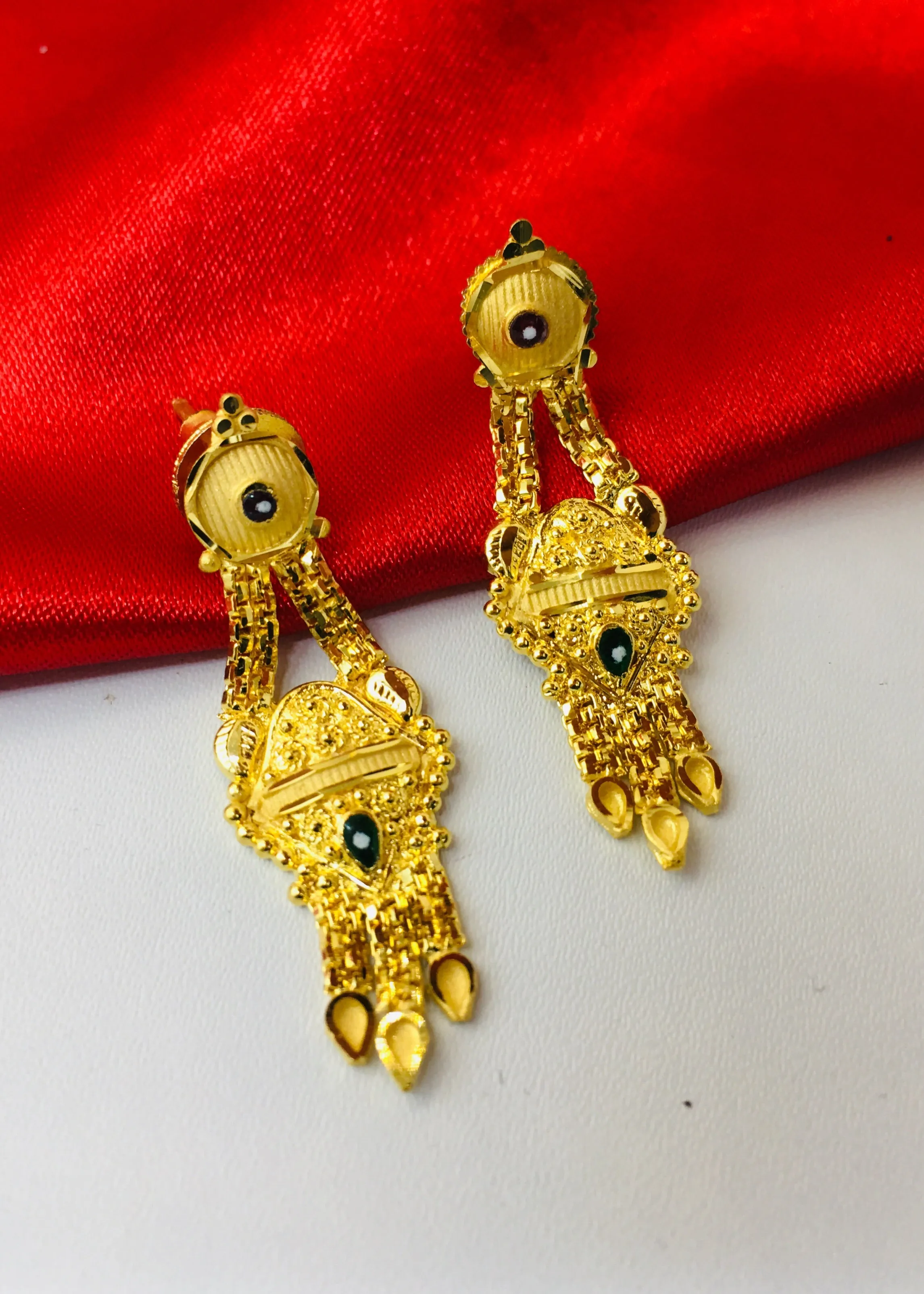 FANCY GOLD PLATED EARRINGS