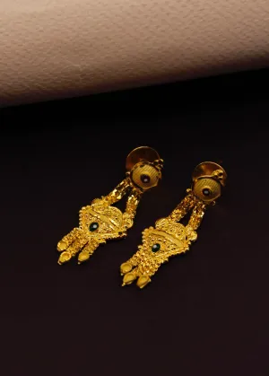 FANCY GOLD PLATED EARRINGS