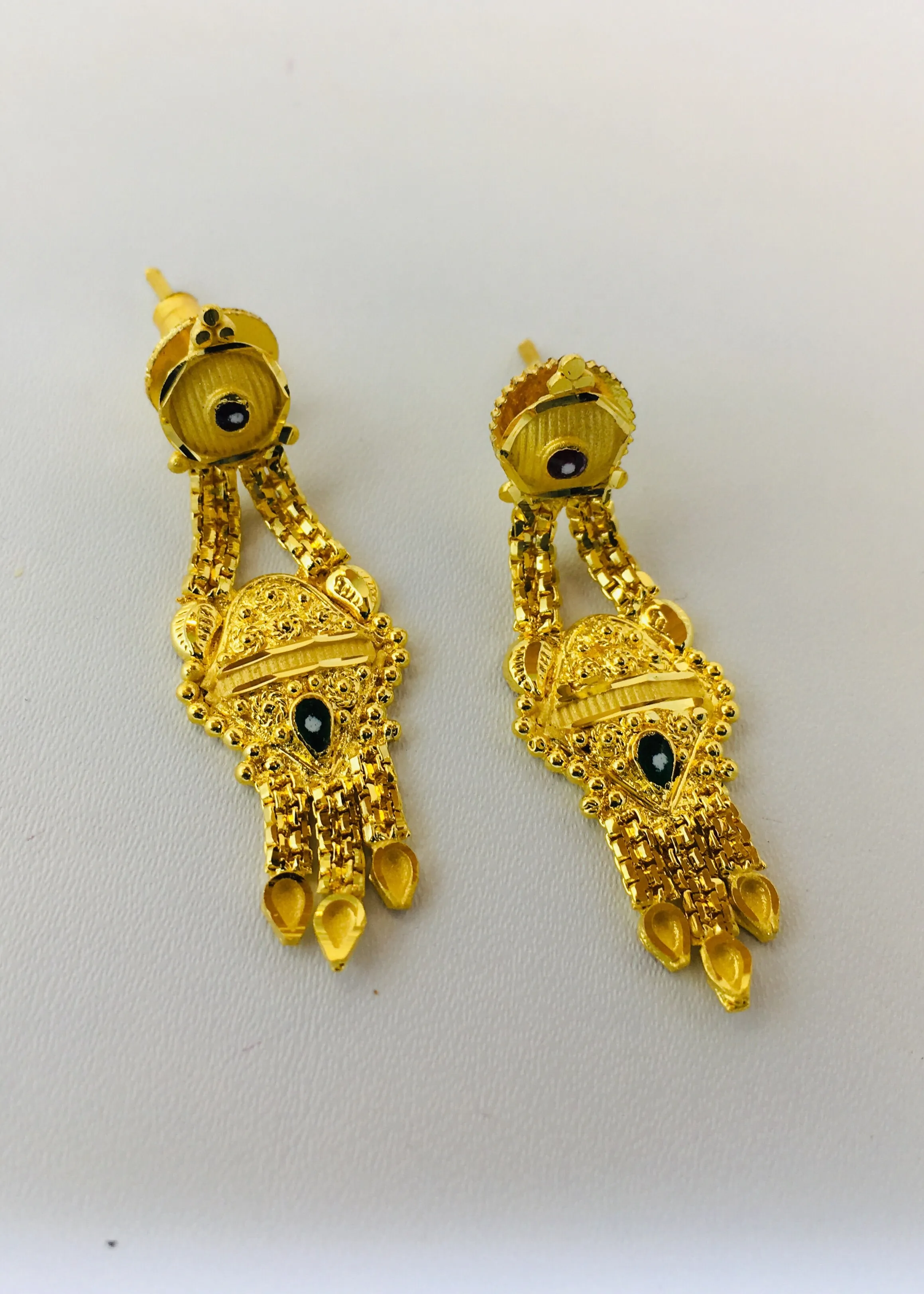 FANCY GOLD PLATED EARRINGS