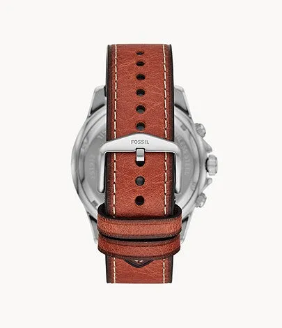 Fossil Dillinger Chronograph Brown Leather Men's Watch FS5675