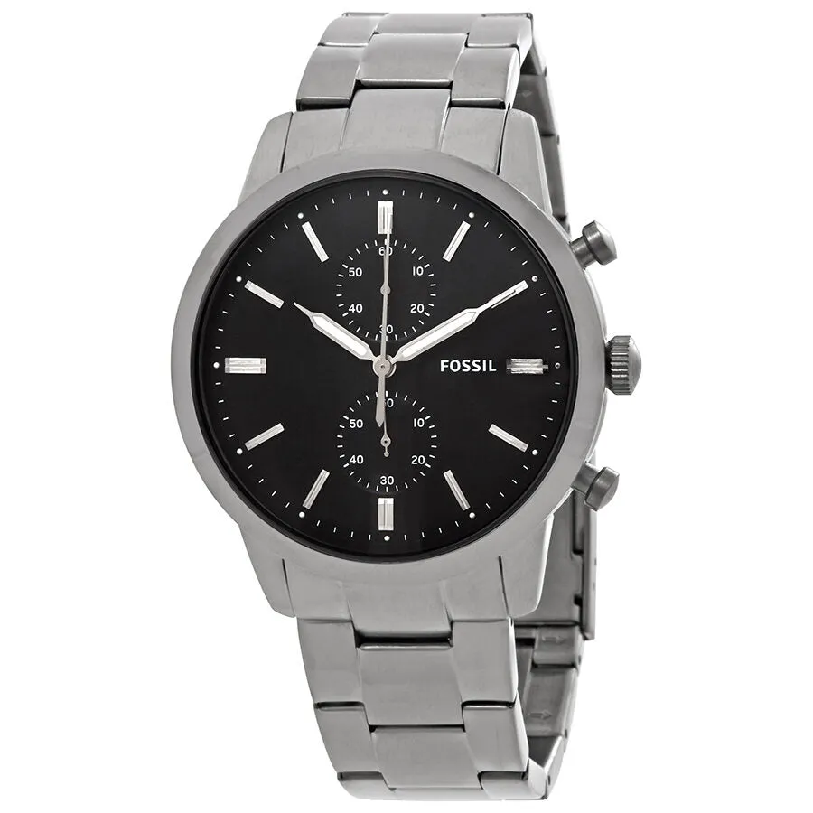 Fossil Townsman Chronograph Black Dial Men's Watch FS5349