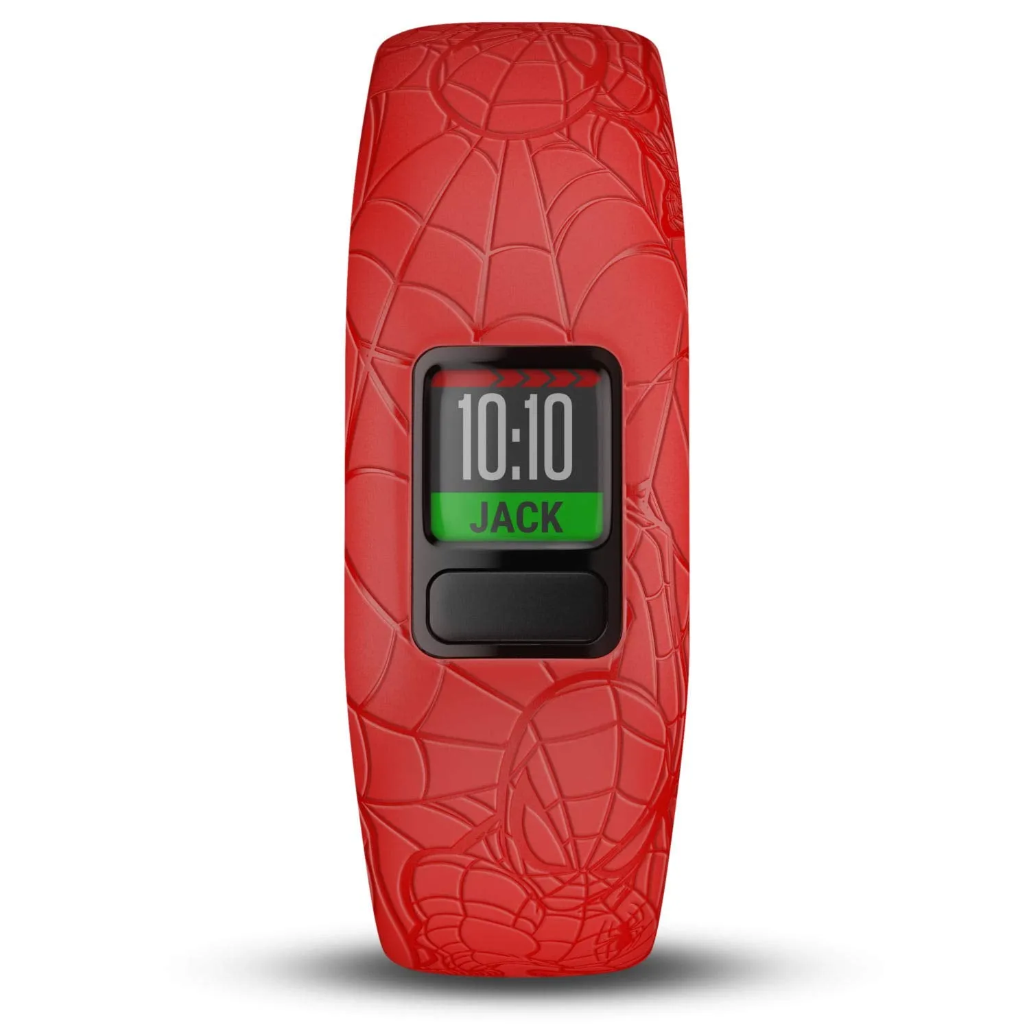 Garmin vivofit Jr. 2 - Marvel Spider-Man Fitness Activity Tracker for Kids - Adjustable Band - Red, Age 6 
