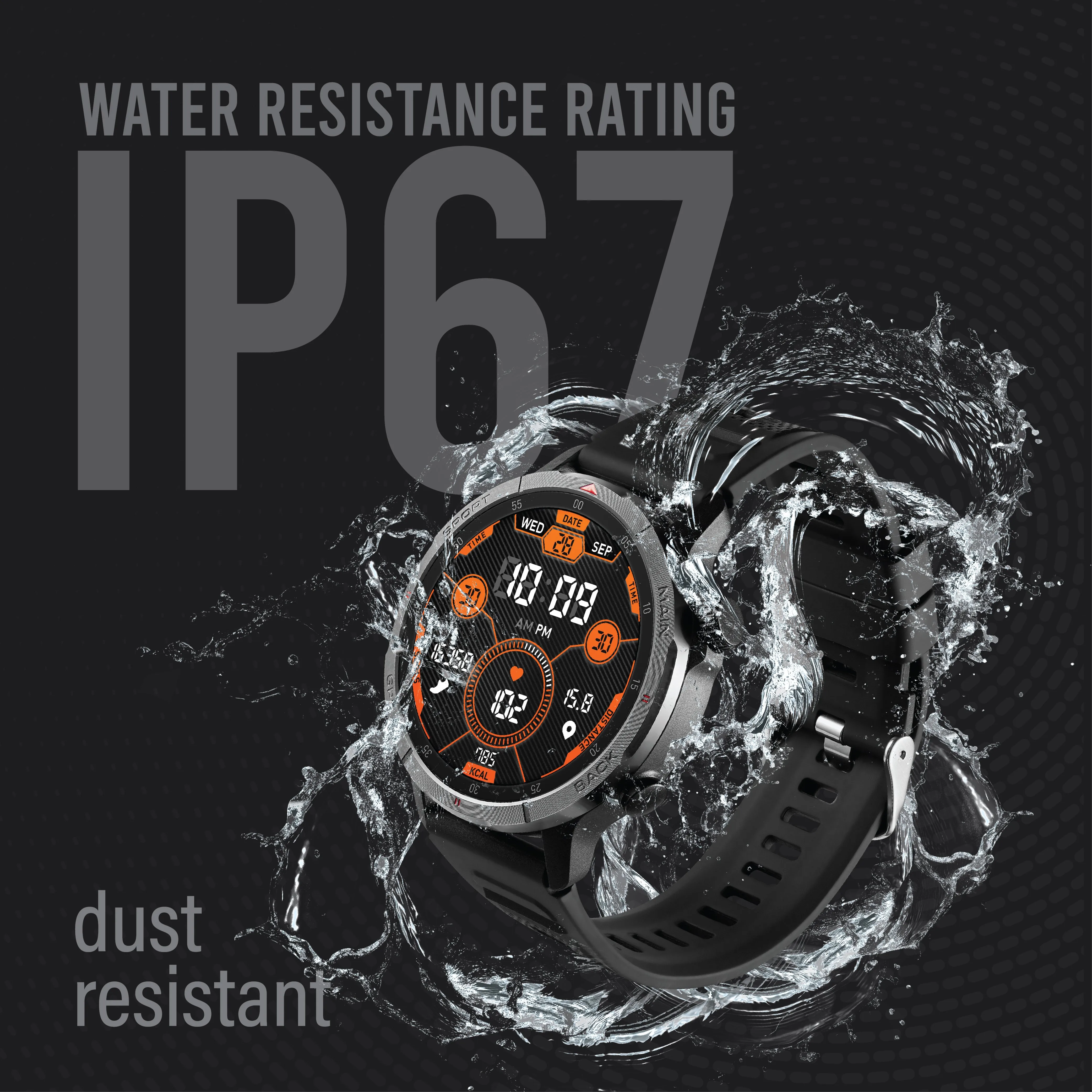 GPS AI Smart Watch | Apple Health & Strava Compatible | SF Fit Fuel Series