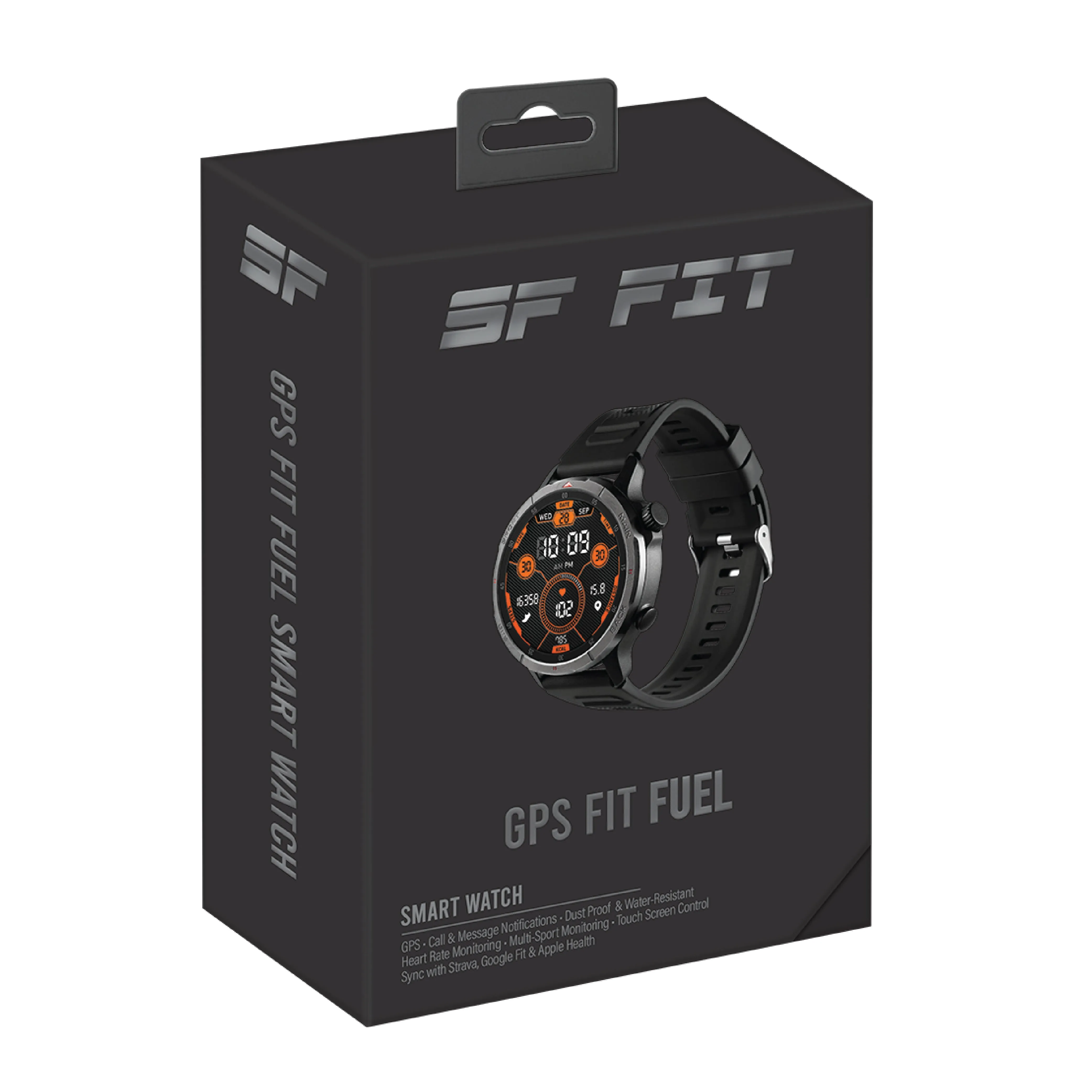 GPS AI Smart Watch | Apple Health & Strava Compatible | SF Fit Fuel Series