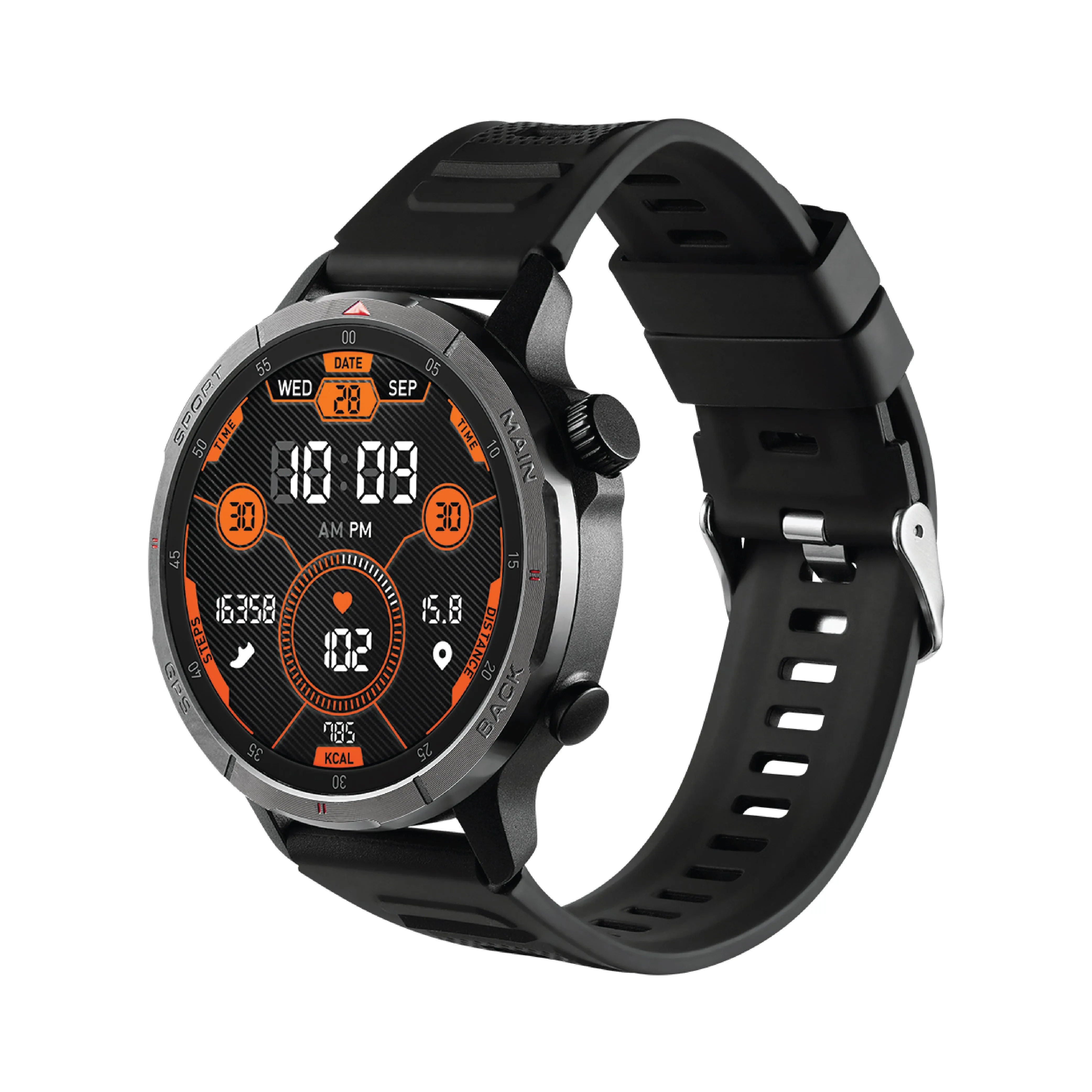 GPS AI Smart Watch | Apple Health & Strava Compatible | SF Fit Fuel Series