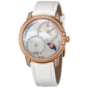 Harry Winston Midnight White Mother Of Pearl Dial Automatic Ladies Watch MIDAMP36RR001