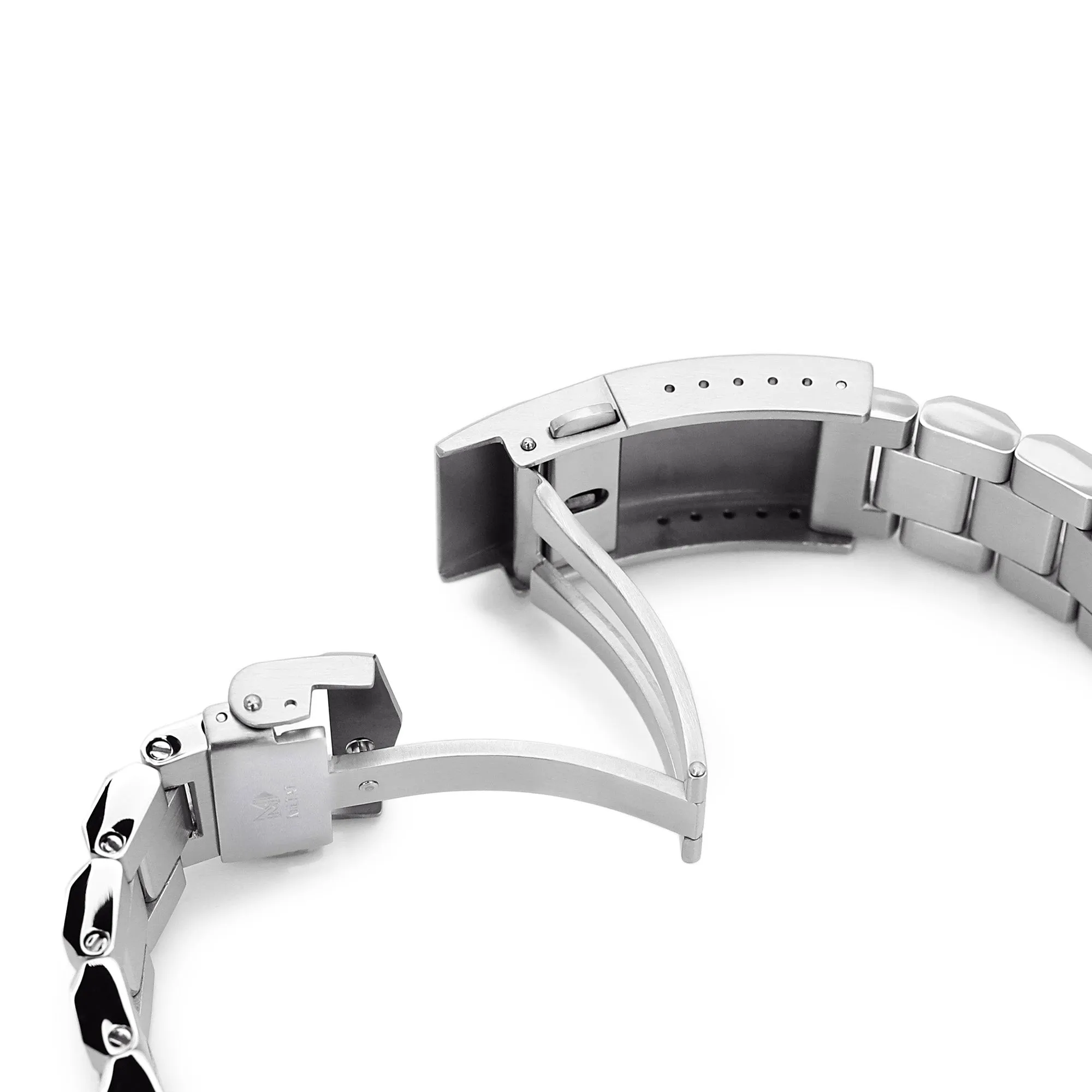 Hexad for Seiko 5 Sports 42.5mm V-Clasp, Brushed