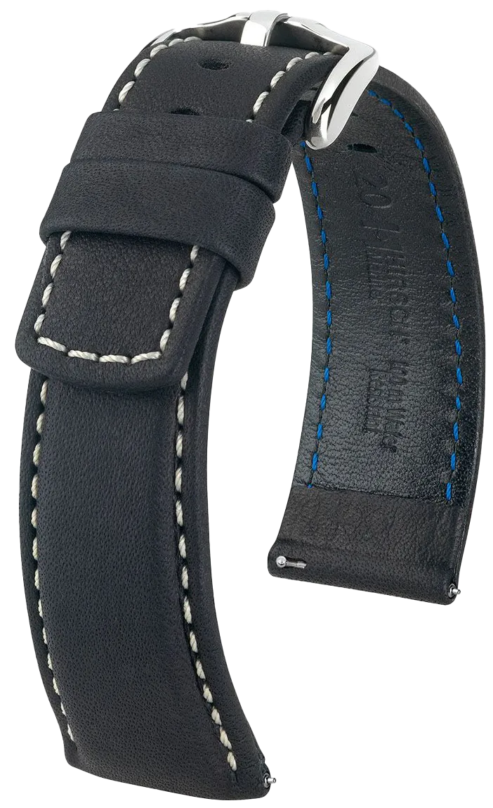 Hirsch Mariner Black 22mm