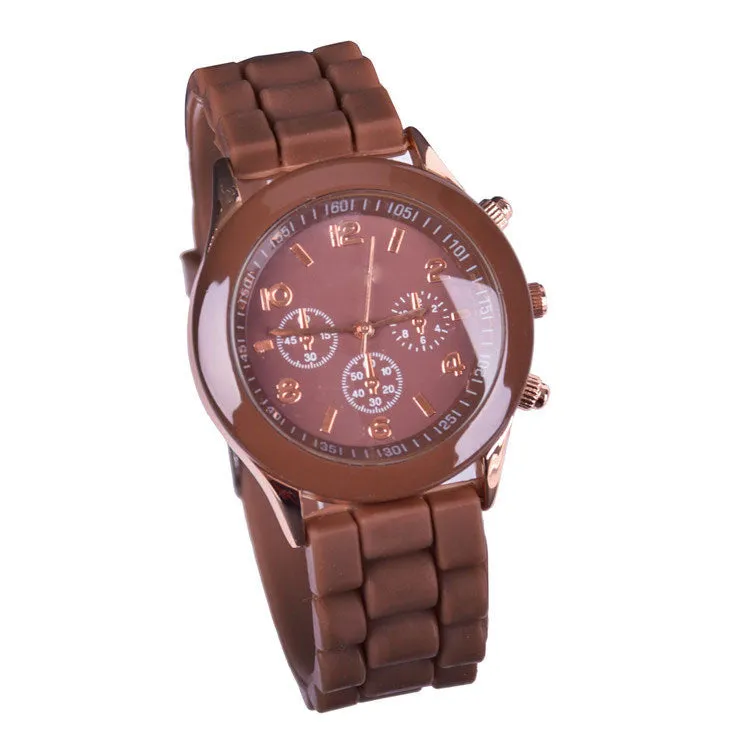 Hot sale relogio feminino Silicone watch women ladies fashion dress quartz-watch wrist Watch