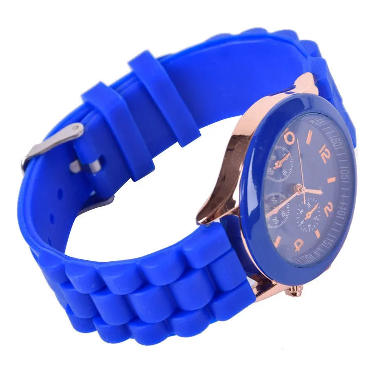 Hot sale relogio feminino Silicone watch women ladies fashion dress quartz-watch wrist Watch